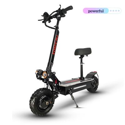 China EU USA warehouse 5600w unisex good quality 60V 27ah off road fat tire long range electric scooter for adults for sale