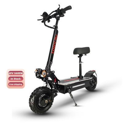 China Unisex EU Warehouse Fast Free Shipping USA 60v Dual Motor Off Road 5600w Self Balancing Electric Scooters for sale