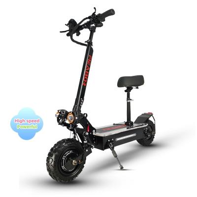 China EU USA warehouse 27ah 80km/h unisex long range 60v foldable 5600w off road electric scooter batteries for adults for sale