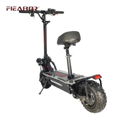 China US EU warehouse 11inch 60v fat unisex tire off road electric scooter fast 5600w max wheel double motor for adult for sale