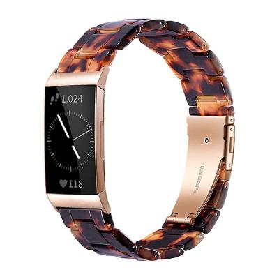 China New Resins Charge3 Flower Printed Replacement Strap Watch for charge3 for sale