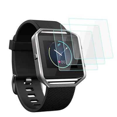 China Fitbit Blaze Hot Products Tempered Glass Mood Watch Screen Protector For Fitbit Flame for sale