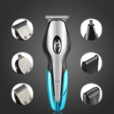 China Other Multifunctional 6 in 1 Waterproof Cordless Electric Shaver Men Electric Shaver Hair Shaver for sale