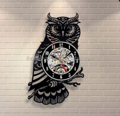 China CREATIVE Wall Clock Theme Night Owl Animal Wall Clocks for Bathroom (T5718) for sale