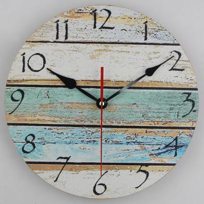 China 3d design art clock mdf wall clocks decorative clock quartz living room nordic modern simple wooden home CREATIVE large clocks for sale