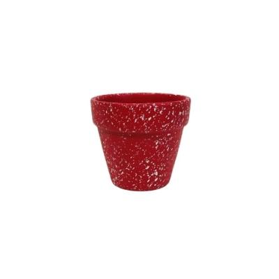 China Indoor and outdoor high-grade minimalist color terracotta flower pot for sale