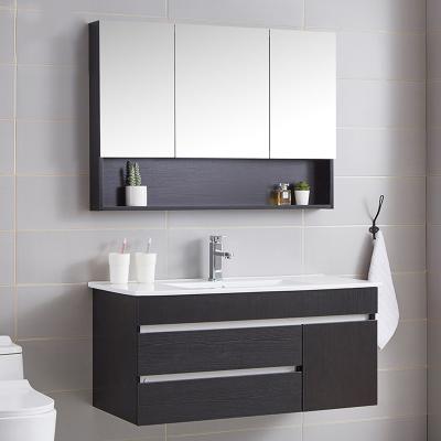 China Modern Chinese Manufacturer Custom Cheap Bathroom Vanity Sets Cabinet With Mirror Cabinet for sale