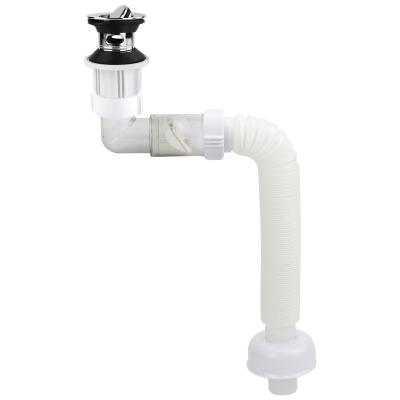 China Modern Basin Drainer P Trap Basin Drainer Sink Drainer Siphon Pipe for sale