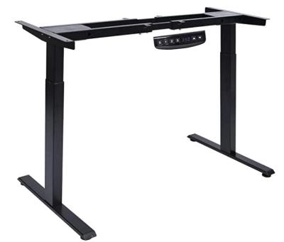 China Table View Position(Height)Adjustable Electric Adjustable Desk Height Adjustable Desk Sit To Stand With Dual Motor for sale