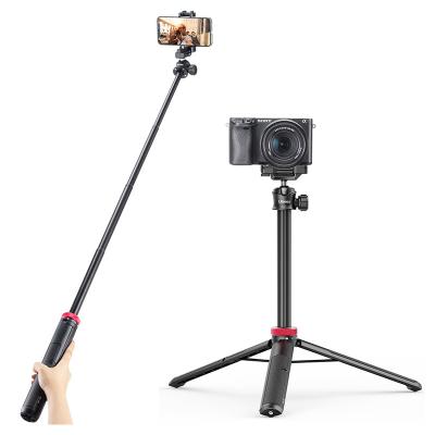 China ULANZI MT-44 PORTABLE Mini Camera Tripod Stand, Portable Mobile Phone Selfie Stick Tripod with 2in1 Phone Holder Mount for sale