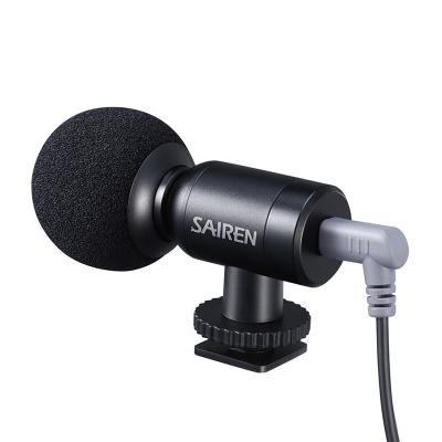 China Helmet Microphone Ulanzi SAIREN Nano MIC Point Wired Microphone For Camera Microphone Recording Live Streaming Broadcasting Device for sale