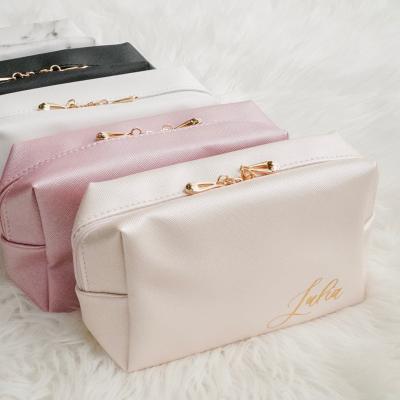 China Personalized Luxury Zipper Makeup PU Large Capacity Clutch Bag Large Capacity Wash Cosmetic Bag For Travel for sale