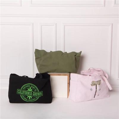 China Wholesale Handled Tote Bag Cotton Canvas Tote Bag Cotton Canvas Custom Logo Printed Tote Shopping Bag for sale