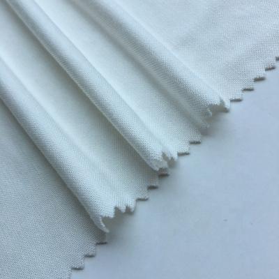 China Anti-bacteria Chinese factory bamboo fiber recycled polyester jersey fabric for garment shirt, dress, tops for sale