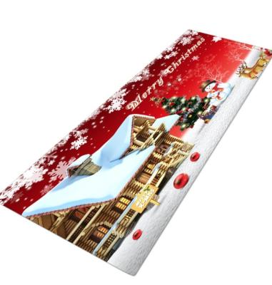 China Decor Customized Design Of Eco-friendly.anti-slip.water-proof Charisma On The Door Mat Anti-Slip Flannel Mat Used Slip-resistant Rubber Backing Indoor Entrance for sale