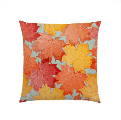 China Nordic Anti-bacteria Thanksgiving Maple Leaf Series Theme Pillow Cover Cushion Cover for sale