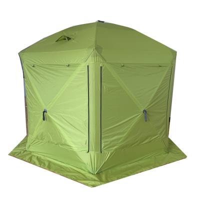 China 2 Door Hexagonal 1 Door 360x360 Screen House Tent For 6-8 People for sale