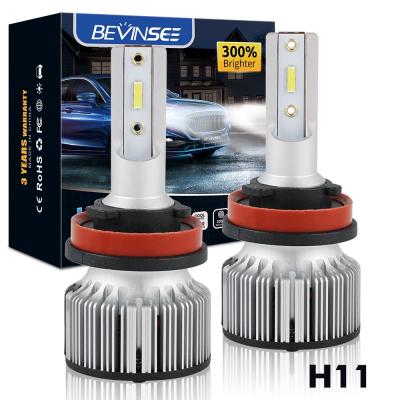 China Bevinsee H11 H8 H9 Led Headlight Globe 6000LM Bulbs For Sem Ww. 2003-2006 Holden Whim H11/H8/H9 for sale