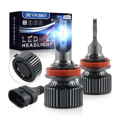 China Bevinsee Ice Blue 2x 8000K H11 H8 H9 LED Foglight Kit Driving Lamp Bulb For Honda Civic 2006-2020 H11 for sale