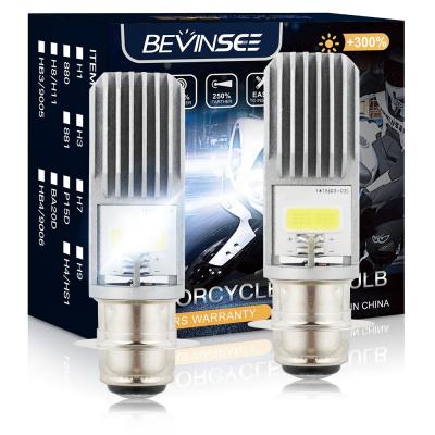 China 2GN-84314-00-XX; 4KB-84314-01-00 BEVINSEE 2x P15D-25-1 H6M 20W 3000LM White Globes Motorcycle Hi/Low Beam ATV LED Headlight for sale