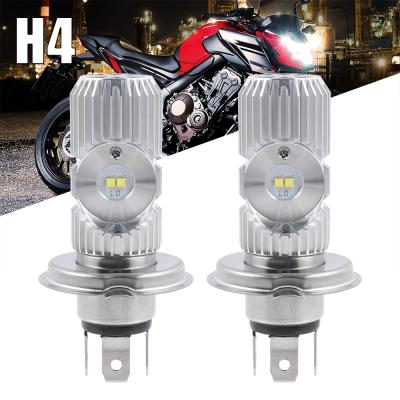 China Bevinsee Motorcycle 6000K H4 9003 LED Headlight Bulbs Hi/Low Replacement H4/9003/HB2 Beam for sale