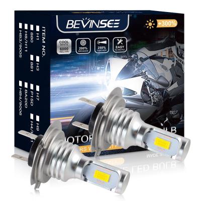 China Fit Bevinsee 2x H4 9003 6000K 3000LM LED Motorcycle/ATV/UTV Headlamp Motorcycle Lamp Headlights Bulb For KTM 1290 Super Duke R 2014-2017 for sale