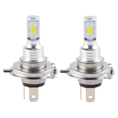 China Super White Bevinsee 2x H4 9003 100W LED Headlight Bulbs For Yamaha Majesty Wine Zuma Scooter Headlight H4/9003/HB2 for sale