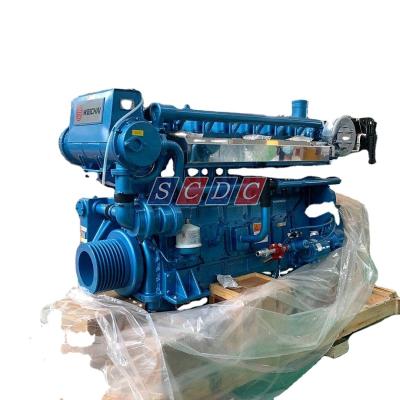 China PUMP or STATIONARY POWER best price XCW6200ZC 4 stroke 6 cylinders water cooling marine diesel engine for sale