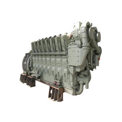 China Water-cooled in diesel-nature running gas dual CRRC fue engine 16V240 for sale