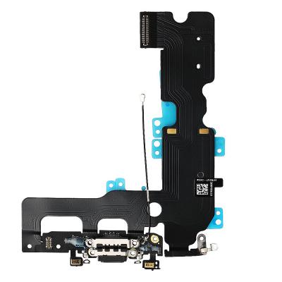 China Left Microphone Charging Dock Connector Flex Cable For iPhone 7 plus High Quality Replacement For Iphone 7 plus Charging Flex Cable USB for sale