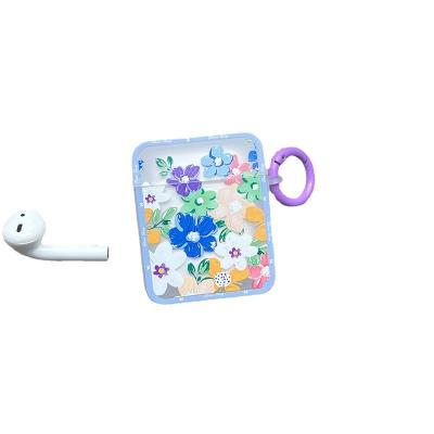 China For AirPods Pro Square Shape Sleeve Pods1/2/3 Pods Earbuds Case Paint Pods 3 Pro Housing for sale