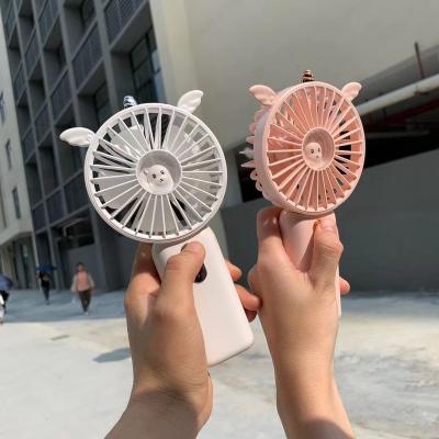 China Handheld USB Kickstand Fan Unicorn Colorful Design Portable Desktop Filling With Function Mini Kickstand Fan for sale