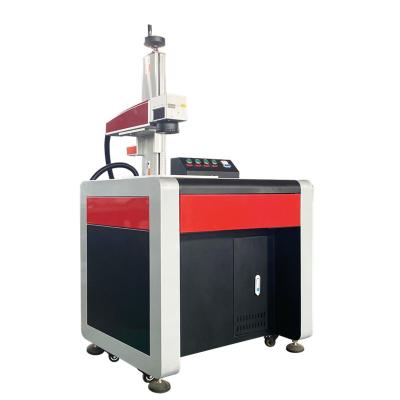 China Laser Fiber Laser Marking Machine For Stainless Steel Color Making 200*200mm Desktop Laser Marking Machine 30W Fiber Laer Engraver for sale