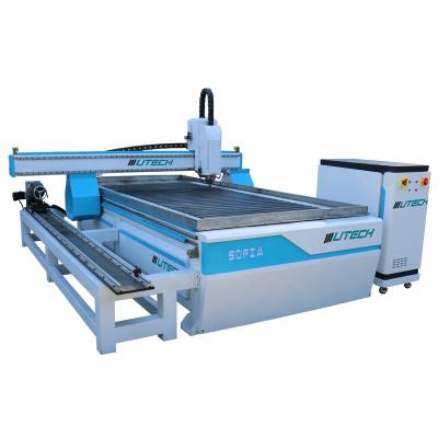 China Garment Shops ATC CNC Router With 1325 Rotary Shaft Wooden Letter PVC CNC Router China Acrylic CNC Router for sale