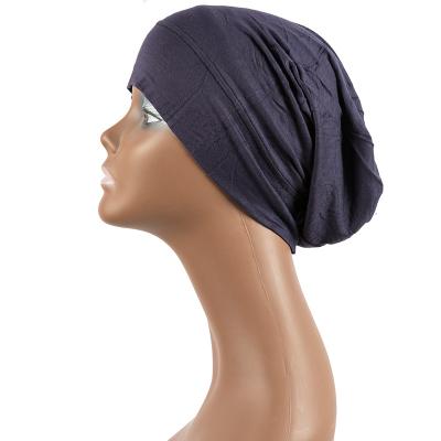 China Plush Factory Direct Selling Fashion Hat Solid Color Muslim Muslim Hat for sale