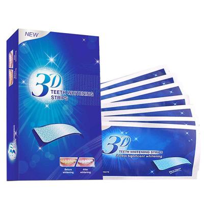 China 28Pcs/14Bag 3D WhiteningTeeth Whitening Strips Oral Hygiene Care Double Teeth Elastic Bands Whitening Moderate Bleaching Dental Tools for sale