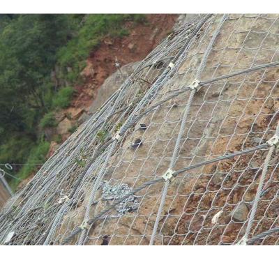 China Plain Weave Net Sns Rock Fall Slope Protection Slope Stabilization Net High Tensile Mesh For Bank Or Slope Protection Dam for sale