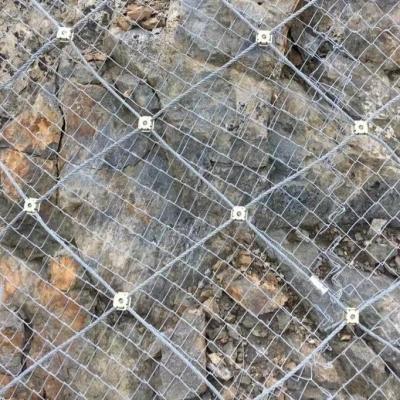 China Plain Weave Slope Protection Netting Sns Protection Rock Fall Netting Flexible Slope Safety Protection System for sale