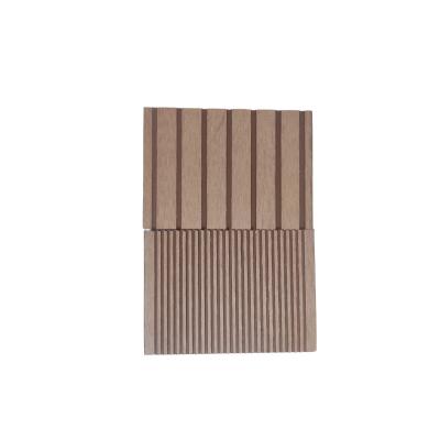 China Modern Exterior Wood and Solid Wpc 3d Plastic Composite Panel Embossed Wood Plastic Composite Decking for Garden for sale