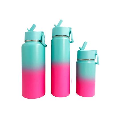 China New Design Amazon Diy Business Portable Vacuum Flask 350Ml 500Ml 600Ml 750Ml 1L Sustainable Stainless Steel Water Bottle for sale