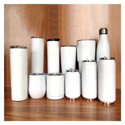 China Factory Wholesale 30oz Viable Lean Straight Sublimation Tumbler With Straw And Brush for sale