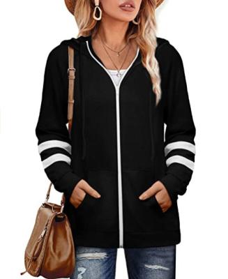 China Wholesale new arrival Anti-wrinkle zipper hoodie women sweatshirts fashion sweater hoodies long for sale