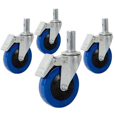 China Heavy Duty Load Capacity Professional Caster Wheel For Scaffolding Scaffolding Nylon Caster for sale