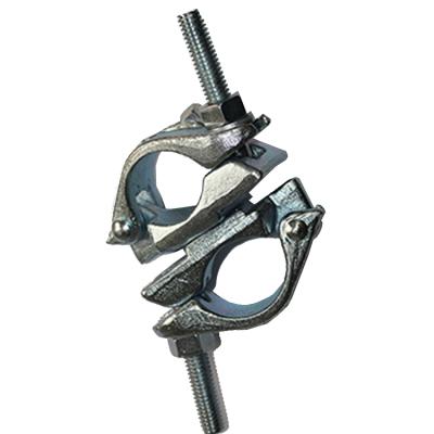 China Factory Sale 60mm Industrial Scaffolding Clamps Swivel Coupler With Welded Pin for sale