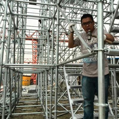 China High Quality Industrial Rapid Construction Scaffold Vertical Ringlock Scaffolding for sale