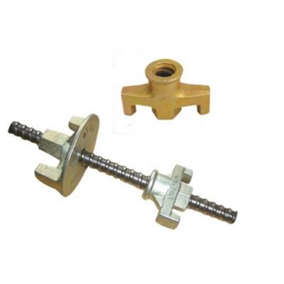 China Connect And Tie Formwork Panel Casting Malleable Galvanized Formwork Tie Rod Wing Nuts for sale