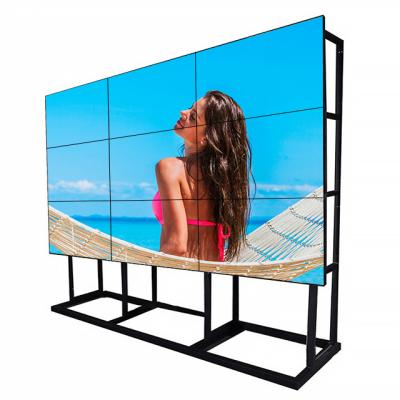 China 3x3 Meeting 3x3 Meeting LCD Wall HD LCD Video Wall Panel Video Indoor Matrix Seamless 3.5mm Splicing Screen for sale