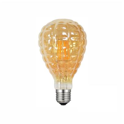 China Vintage Round Amber Lights Big Led Filament Residential Bulb For Decorative Commercial Lighting for sale