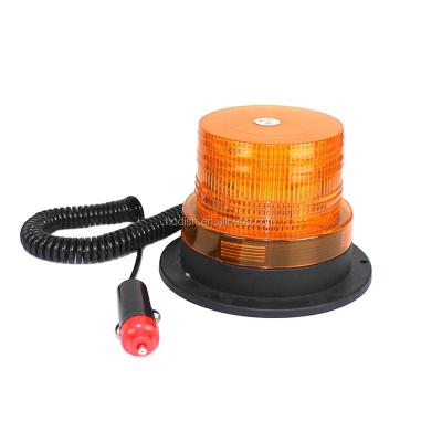 China Small Dome Flat Cover Beacon Amber Red Blue Green Lens Led Strobe Beacon Lights For Towing Cranes Forklifts 130mm W x 95mm H for sale