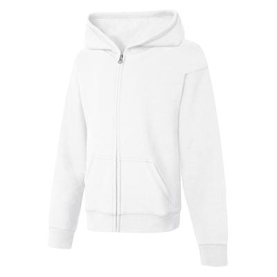 China Anti-wrinkle customized samples are accepted. Sportswear Pure Blank Pullover Sweatshirt Knitted Hoodie With Zipper Women for sale